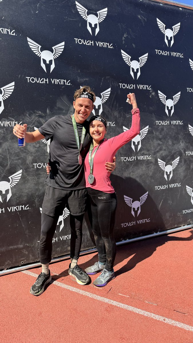 MaximusLevelsus's tweet photo. Ran @toughviking today with GF! My 5th, her 1st. 

Sore now😄 https://t.co/Idg90fcidc
