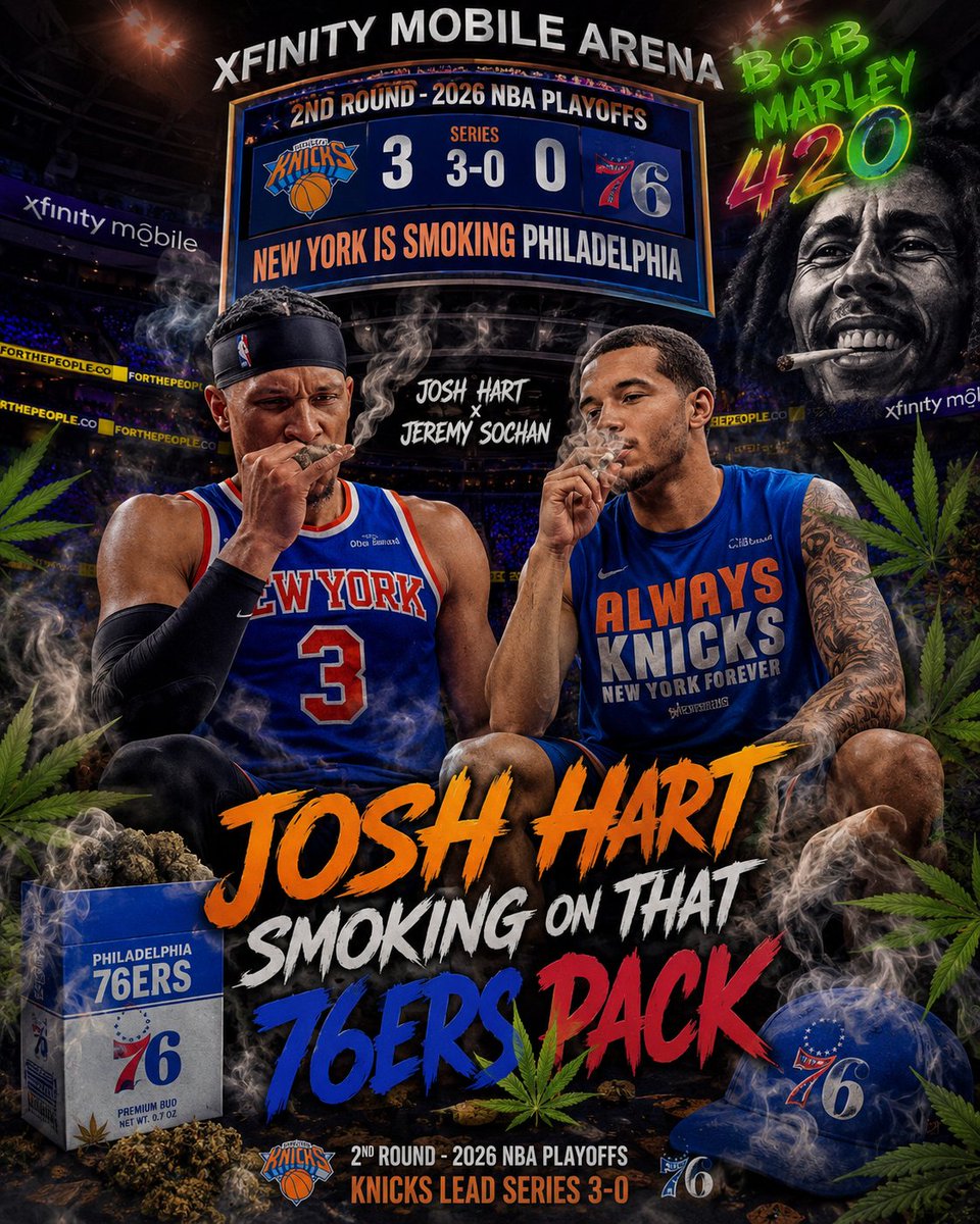 Josh Hart and Jeremy Sochan are real one's for this.

#AlwaysKnicks