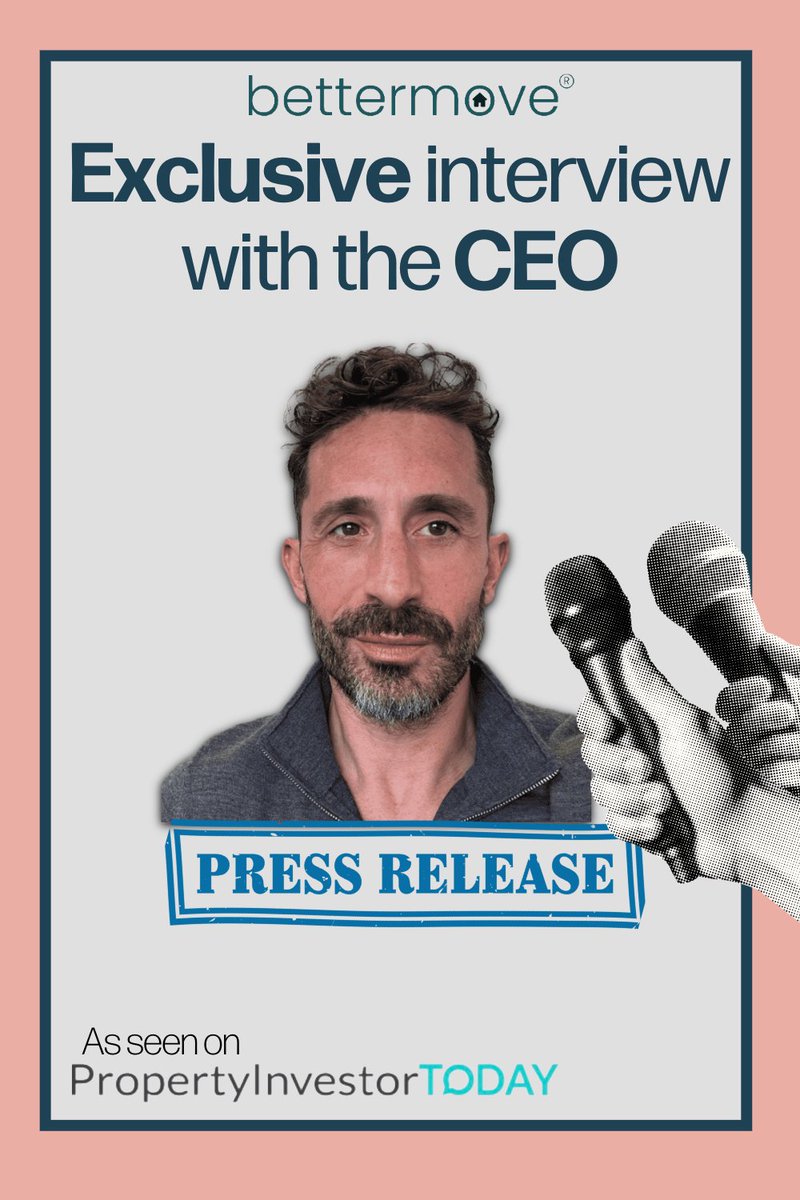 BettermoveAgent's tweet photo. Catch the latest insights from the CEO of Bettermove as featured on Property Investor Today. Discover expert predictions and strategies for the property market. #RealEstate #PropertyInvestor #MarketTrends #Bettermove https://t.co/lxiu2pL8jk