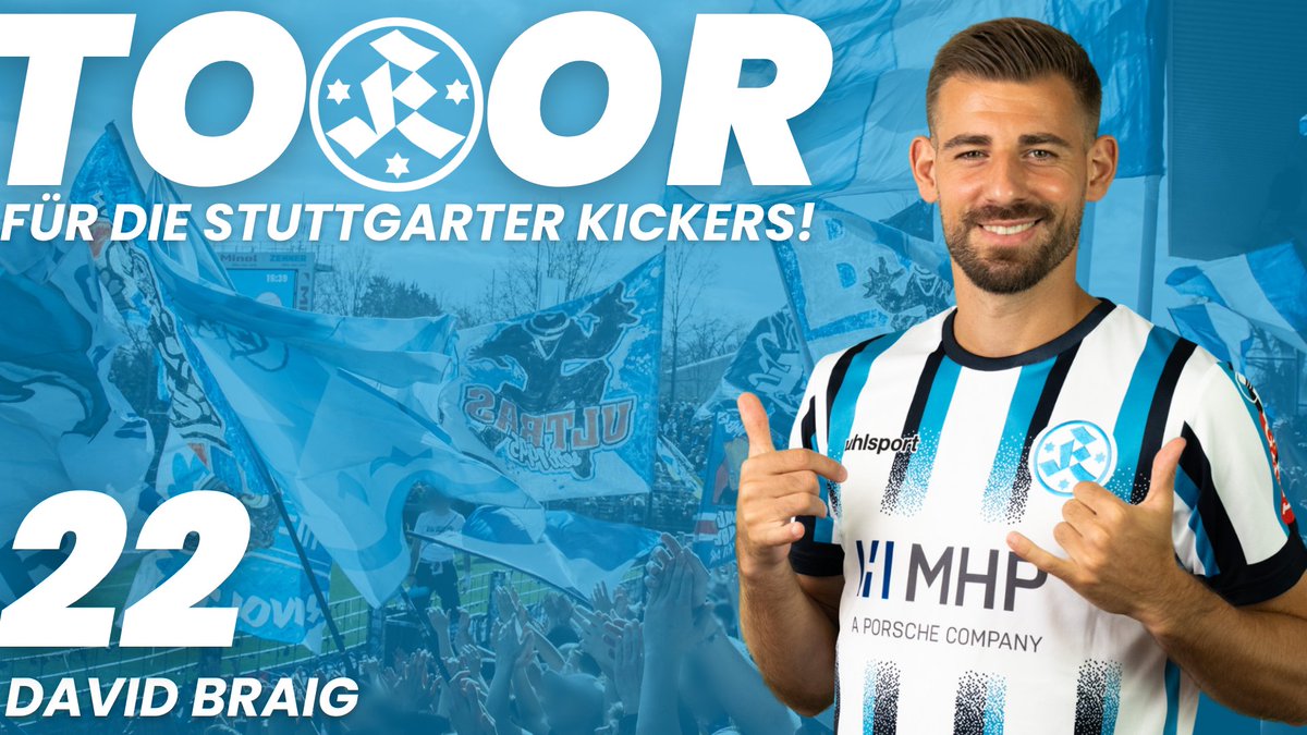 svk1899's tweet photo. TOOOR FÜR DIE KICKERS! 

Der Braigger machts! 😍 1:0! 

⏰️ 80. | #FCASVK | 0:1 | #RLSW
#StuttgarterKickers #aufdieBlaue https://t.co/uX7W5OqbRP