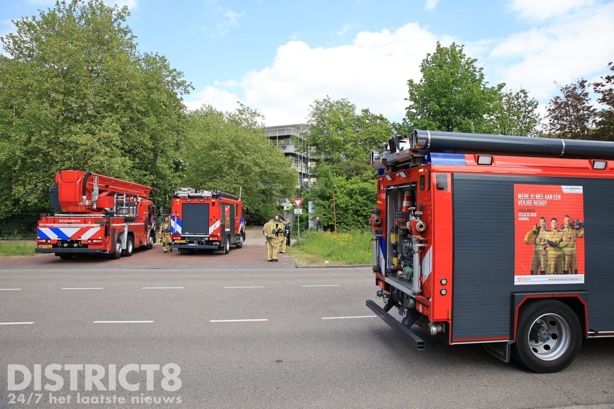 Middelbrand in leegstaand pand aan Bredewater in Zoetermeer