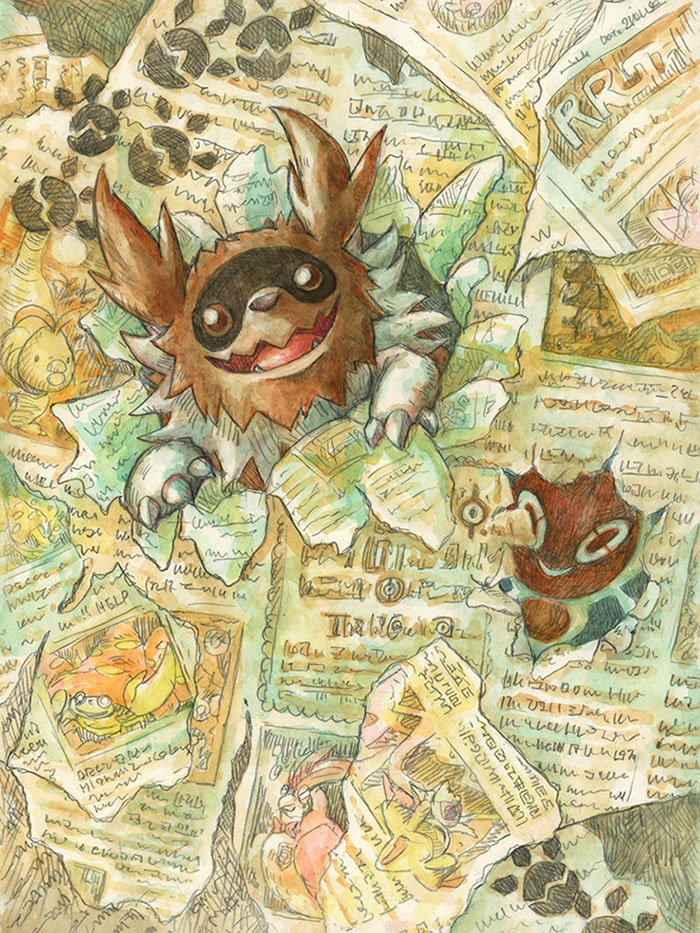 #ポケモン民俗学
ホウエン人にとって最も身近なおまじないないのひとつに「じぐざぐさん」さんがある。文字盤と十円玉を用意して行う、いわゆるこっくりさんの一種だ。