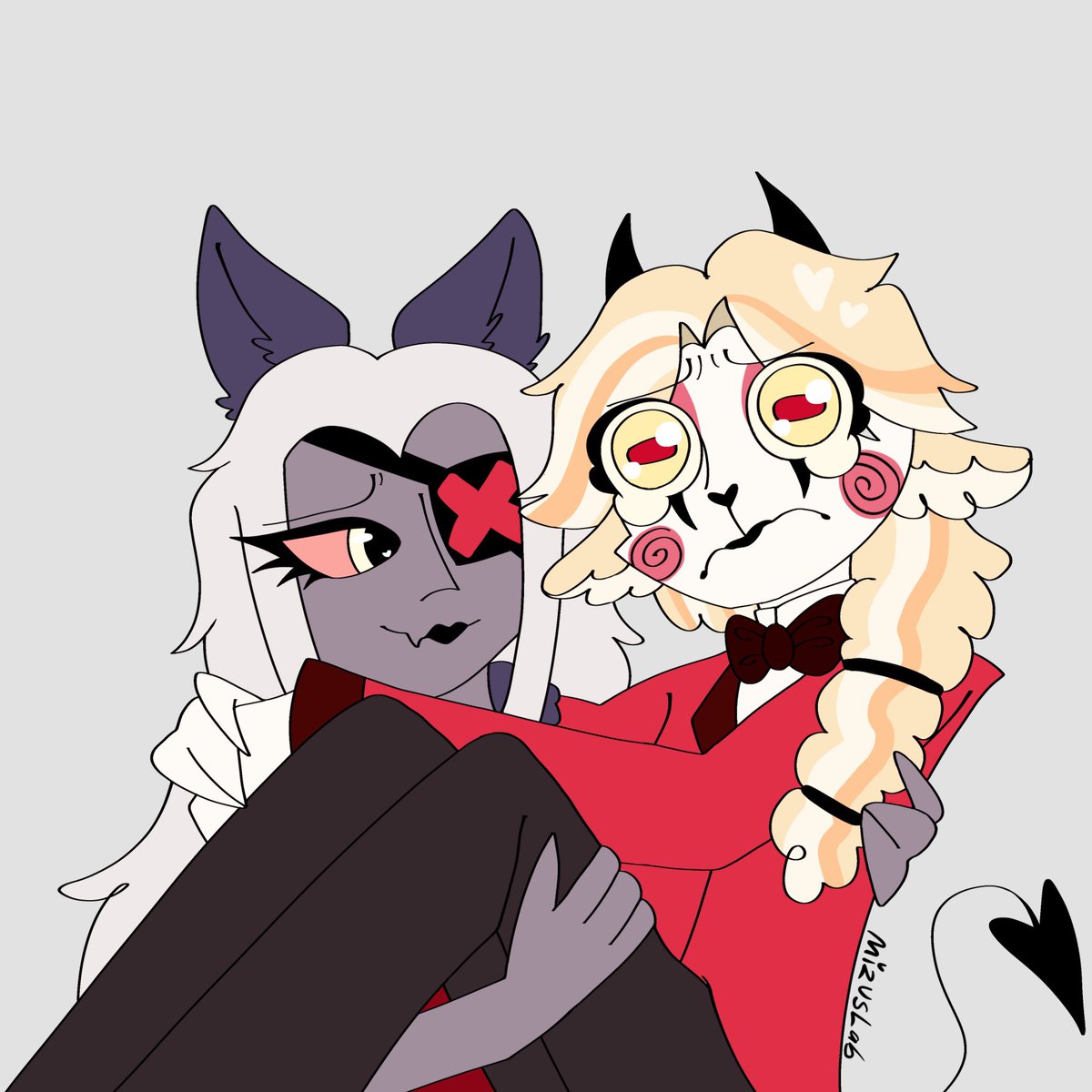 MizusLab's tweet photo. Screenshot redraw 

#chaggie #chaggi #hazbinhotel https://t.co/M9xdBRfftI