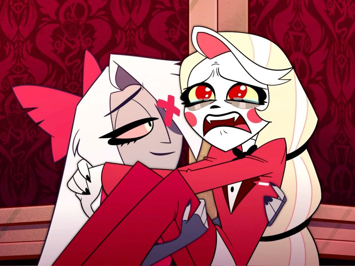 MizusLab's tweet photo. Screenshot redraw 

#chaggie #chaggi #hazbinhotel https://t.co/M9xdBRfftI