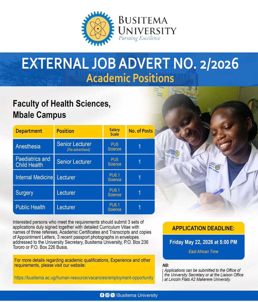 Busitema University tweet media
