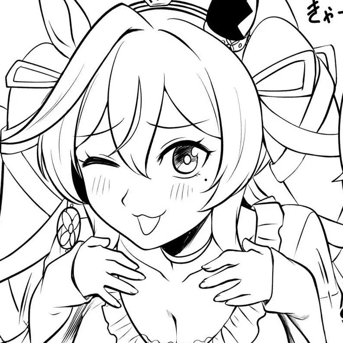 ヴ姉妹の中でヴィブロスが一番描きやすいかも。 