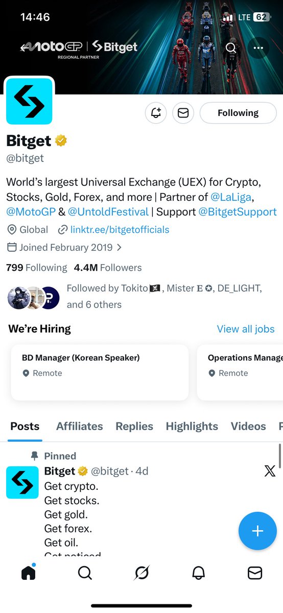 kamarGene's tweet photo. @bitget Huge respect to @bitget for doing the best the can for the community. 

Tagging: @the_De_light @Sunzilla01 @salimtheboss1 https://t.co/CuLvQ3GKgd