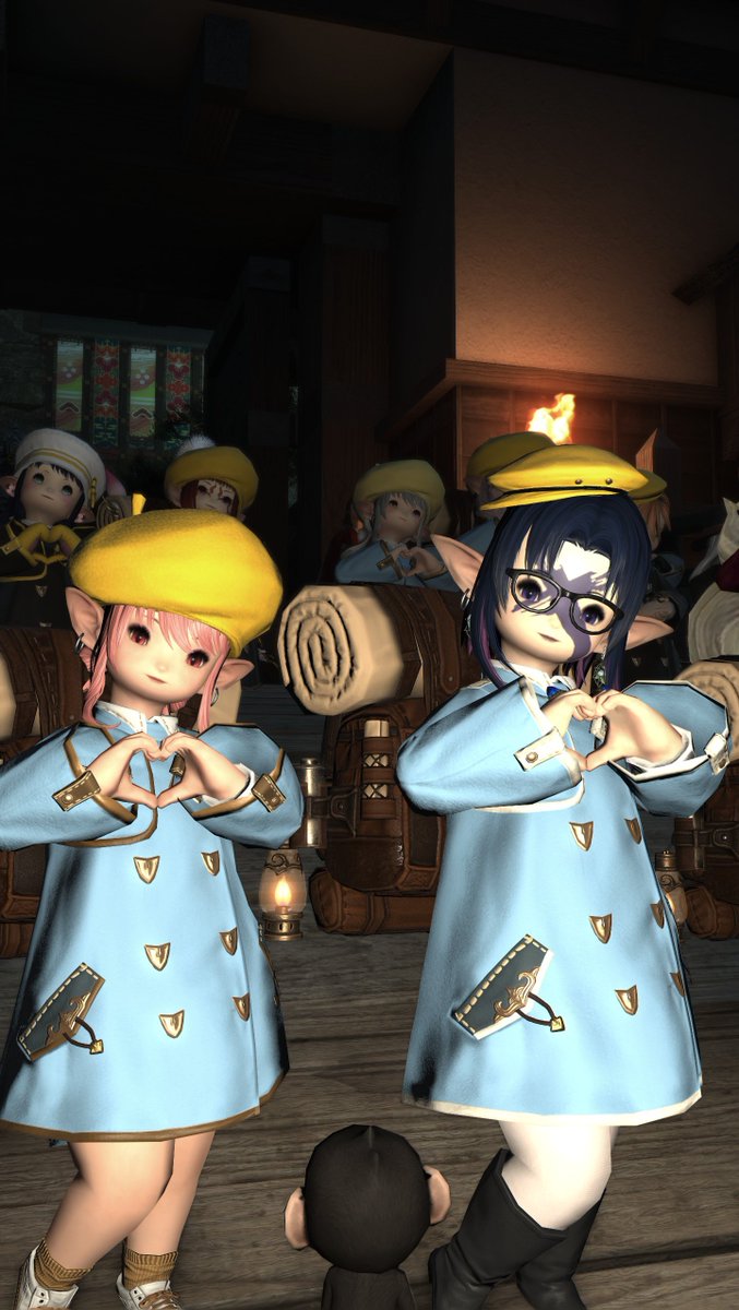 zeehart's tweet photo. Me and my wife @CharlottesWeeb. 🩷💜 #まさむねララ散歩 #エオイベ #ララフェル #FF14 #FFXIV https://t.co/NF4SHLr0Rw