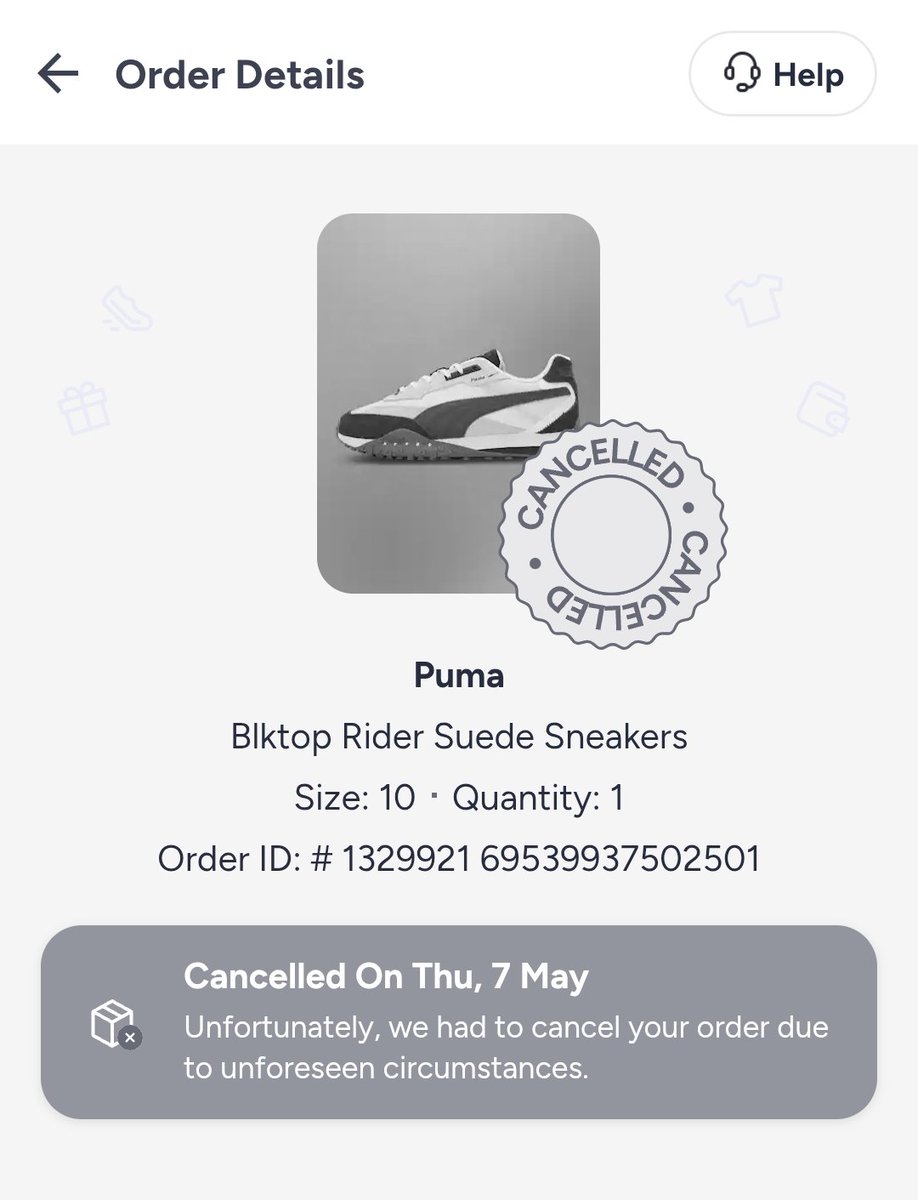 ImeNKay07's tweet photo. A confirmed order gets cancelled later due to “unforeseen circumstances” without transparency?
@Myntra @MyntraSupport consumers deserve proper explanations, especially during promotional sales. https://t.co/UZ4J9xsQ2J