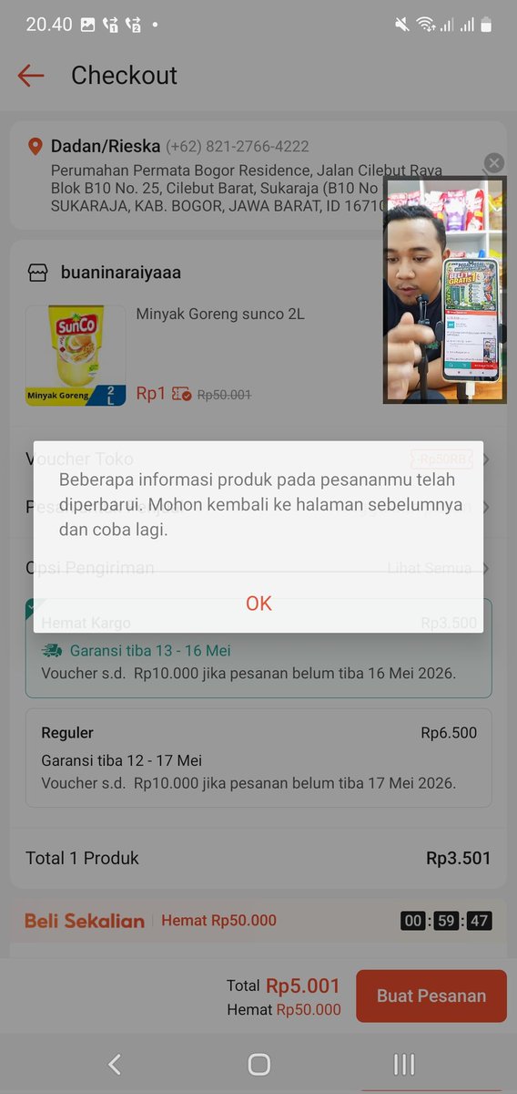reviewsipanda's tweet photo. @ShopeeID hapuuss promo palsu si shopeee beserta applikasinya 
Cc 
@BPKN_RI https://t.co/s7bEwasdk3