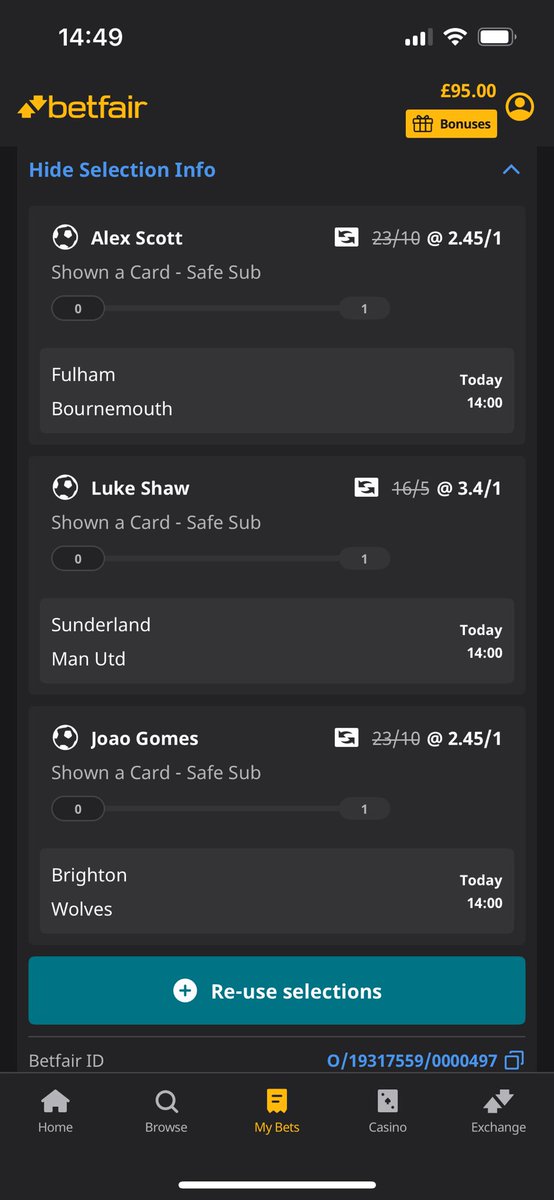 MikeysTipss's tweet photo. 2 Card Trebles for today’s 3pm Kickoffs, always worth a shot let’s have it💪🏼💰 https://t.co/MpbrAc7oEF