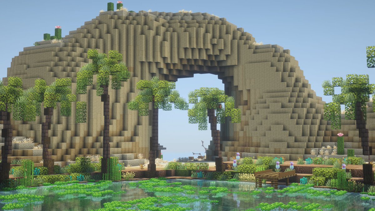 AndywaysMC's tweet photo. Make sure to shake out your shoes before you leave! otherwise you'll take the entire desert with 😧

Build by: Andywaysmc &amp; @The_Freenix 
https://t.co/zyMIBzFMVI
Build for: https://t.co/T4ay3qbYtQ | @OtterSMP 

#minecraft #builder #desert #smallstreamer https://t.co/Rx8QalXEJU