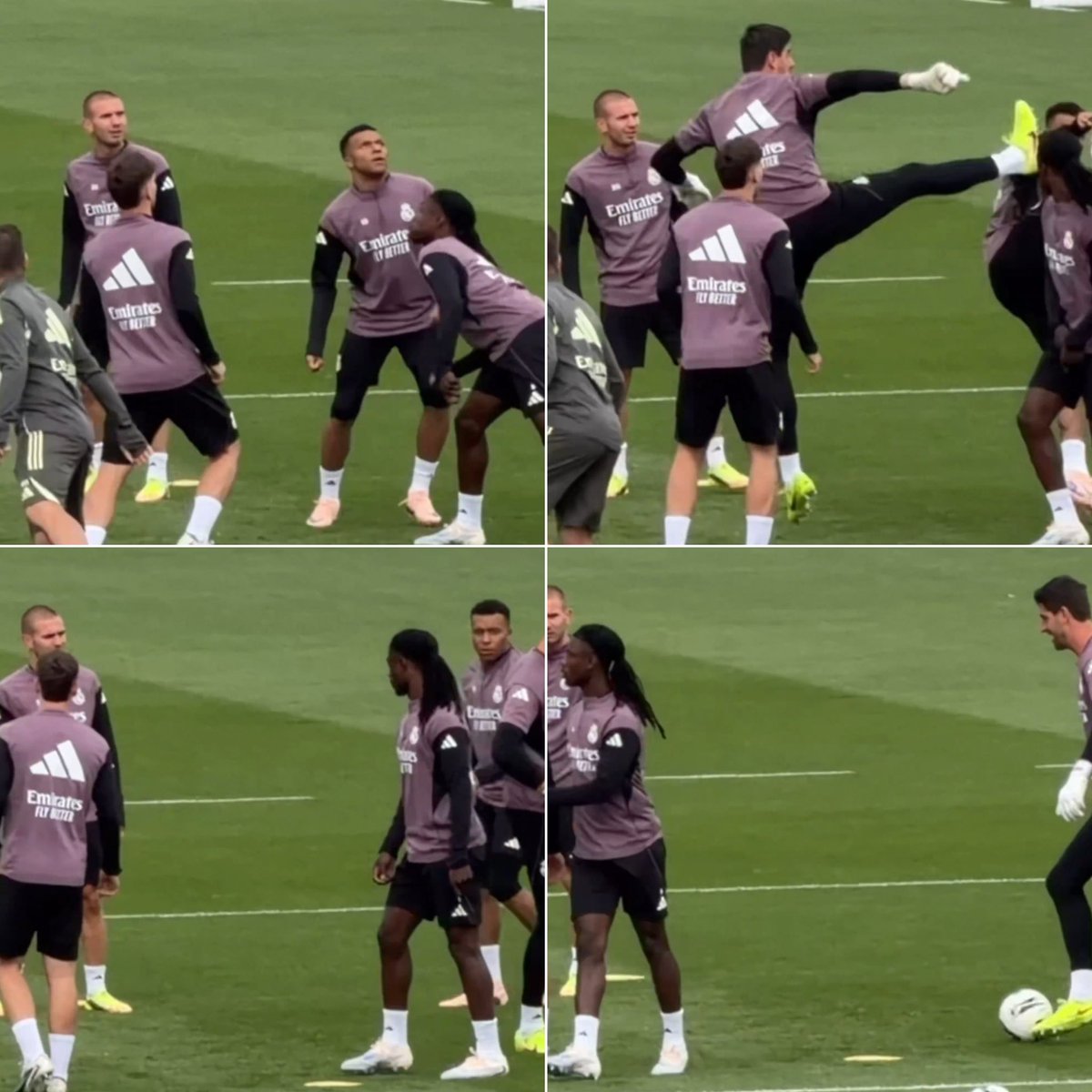 📸 Courtois tried to kill Mbappe, no remorse or apology afterwards 💔😞