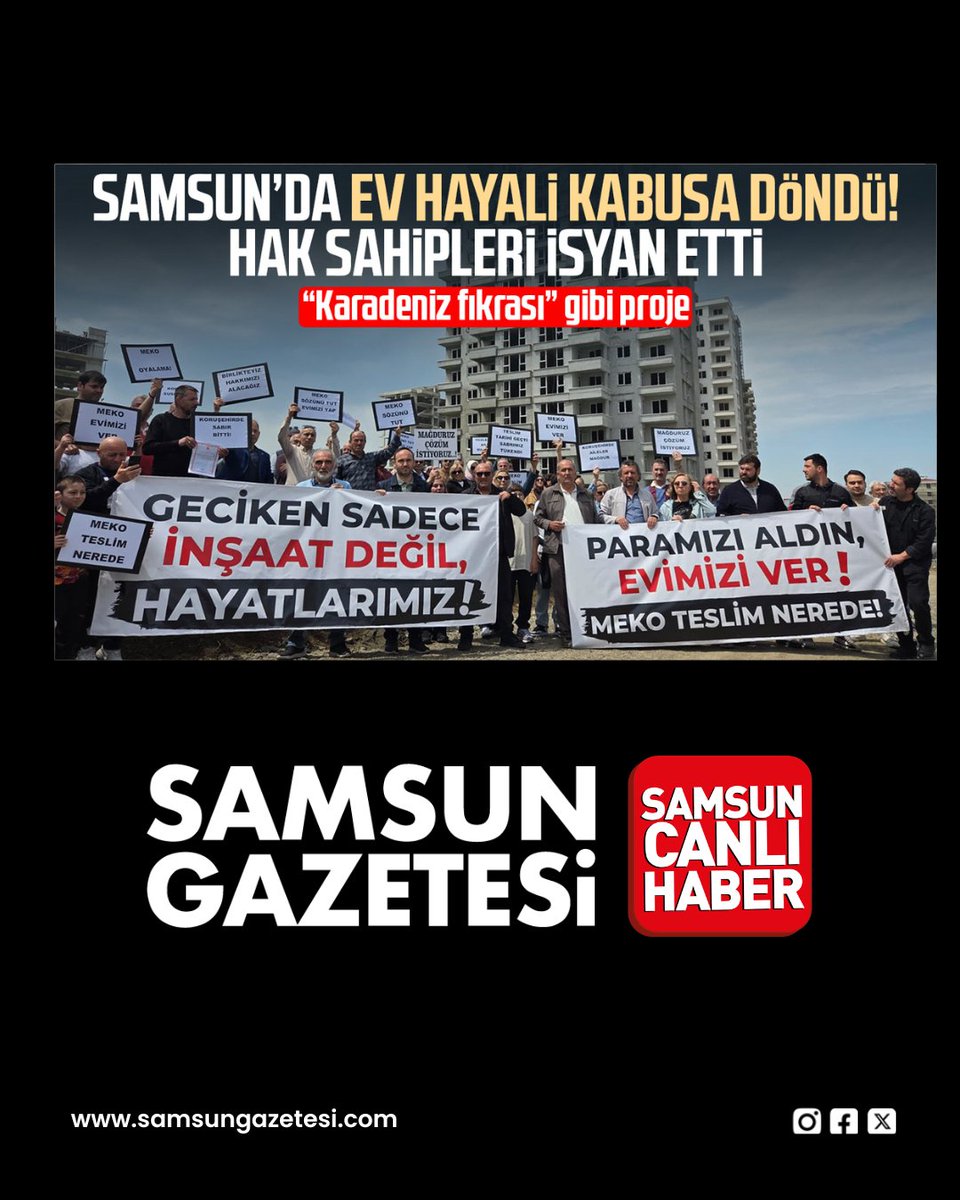 Samsungazetesi's tweet photo. Samsun’da ev hayali kabusa döndü! Hak sahipleri isyan etti

Detaylar 👇

https://t.co/fSyPsxn6YZ

#Samsun #SamsunHaber #Atakum #Konut #SonDakika https://t.co/0SR4fZSt3L