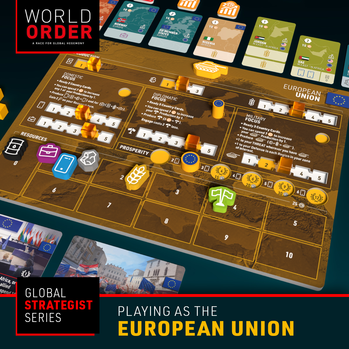 HegemonicP's tweet photo. ๐ช๐บ Happy Europe Day! Our EU Strategy Guide for World Order is live on BGG!
Diplomacy is your greatest weapon. Learn how to wield it.
๐ https://t.co/6OmE9FxGeu
#WorldOrderGame #EuropeDay #BoardGames #Geopolitics #HegemonicProjectGames https://t.co/Q1DYT3Epiu