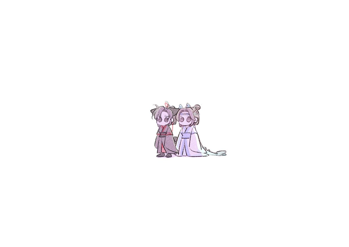 좋아하는 아기용망여무 그림.
#MDZS
