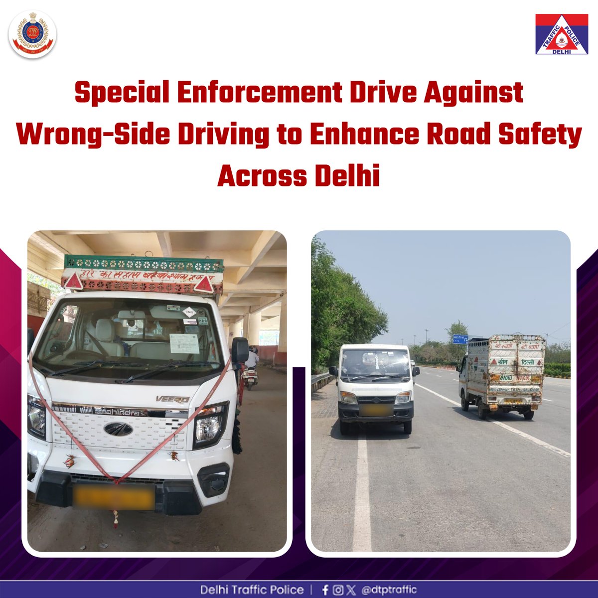 Delhi Traffic Police tweet media
