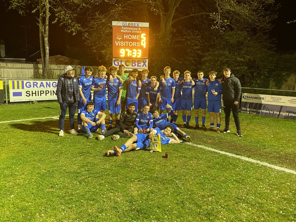 leistonFC_youth's tweet photo. The Blues U18s season has come to an end. The side were three games short of finishing their league season as they came 5th in the Thurlow Nunn Youth League Central Division.

The side, though, won their respective County Cup, defeating Needham Market 5-4 in the final. https://t.co/e7UFjxmqxT