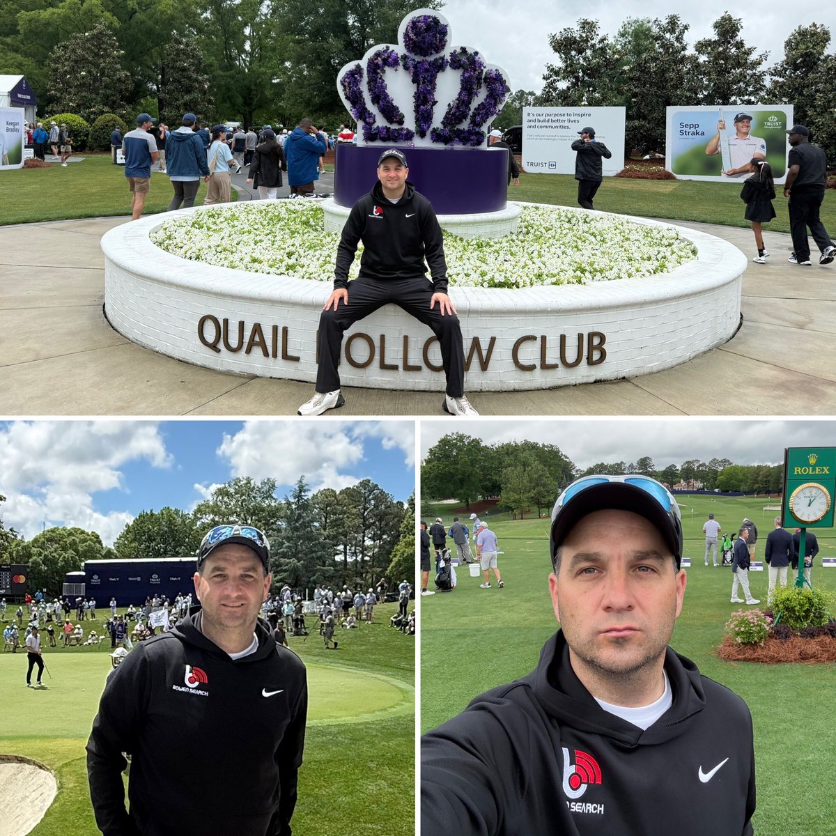 AdamBowen's tweet photo. Here at @TruistChamp cheering on @JustinThomas34   @BowenSearch https://t.co/4qs7PNXFu6