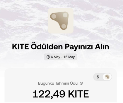FekkW's tweet photo. OKX TR’de X Drops Kulübü’nün yeni etkinliği KITE başladı.

Hesabında minimum $1,000 değerinde geçerli kripto varlık(TRY, USDT, USDC, USDG ve DAI dışındaki tüm kripto varlıklar) bulunduran kullanıcılar, günlük ödül havuzundan pay kazanabiliyor. Üstelik staking veya varlık kilitleme şartı bulunmuyor.

Kampanyada ne kadar erken yer alırsan, etkinlik sonunda kazanacağın ödül miktarı da o kadar artıyor.

Toplam ödül havuzu: 697,000 KITE

Kampanya tarihleri:
6 Mayıs 2026 13:00 - 16 Mayıs 2026 13:00 (TSİ)

https://t.co/rGalarRU9d