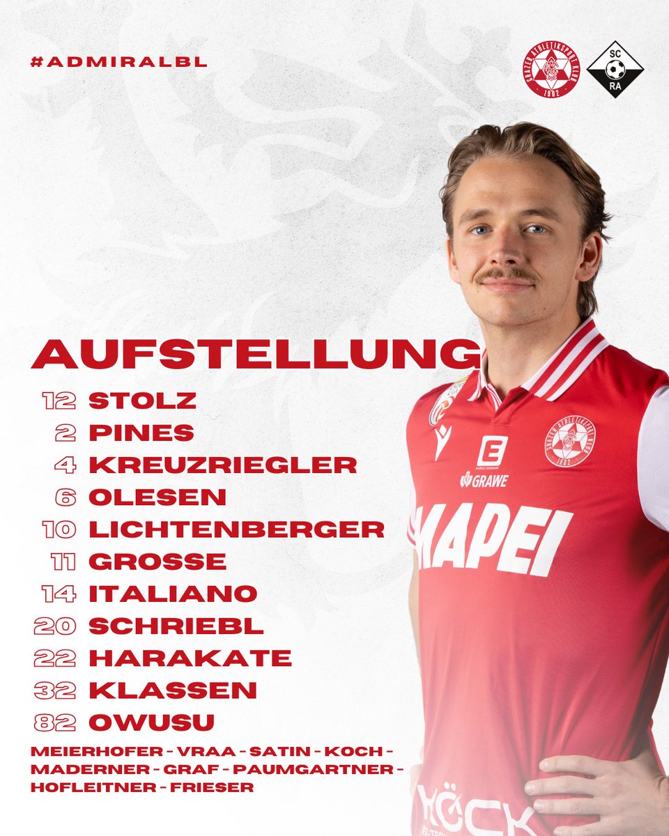 grazerak's tweet photo. Alles geben, auf geht's Rote! 😤 #GAKALT #grazerak #AdmiralBL https://t.co/dN0RWlAFMp