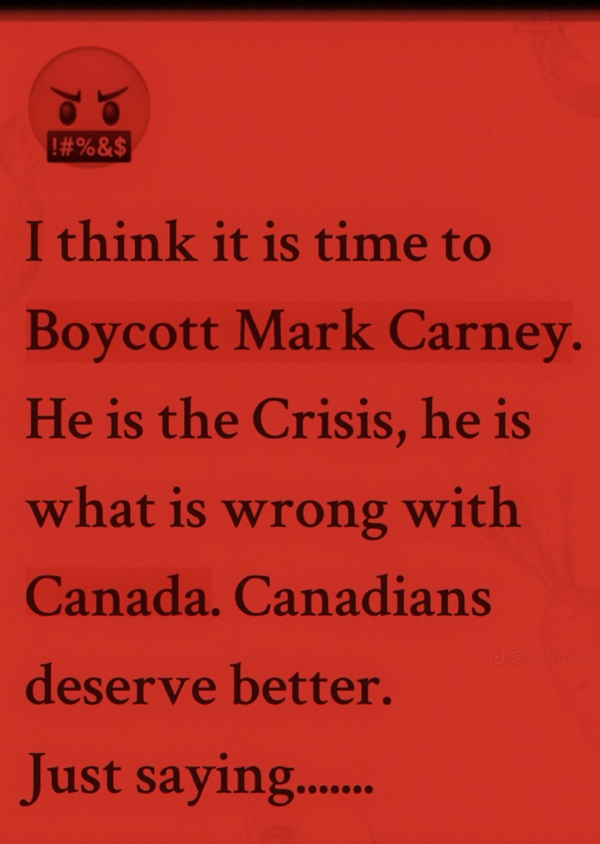 Harmony47383691's tweet photo. Anyone Agree .. 🤔..
#CarneyIsDestroyingCanada 
#CarneyIsAFraud 
#CarneyMUSTGo https://t.co/ENPCBLDt2B