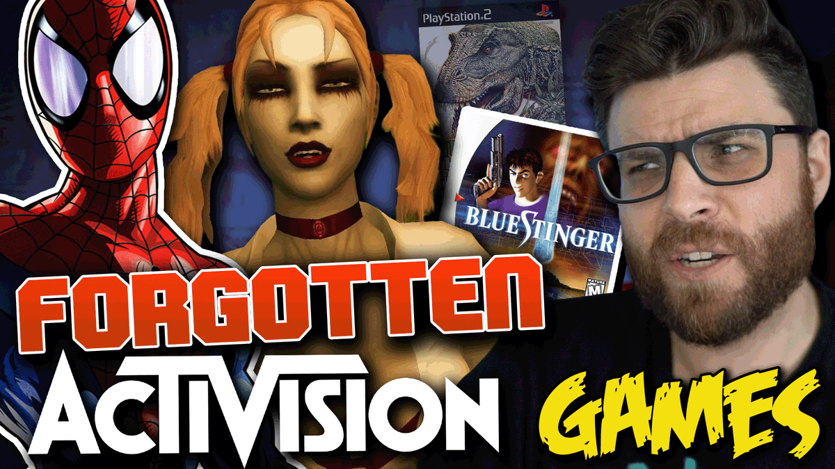 AustinEruption's tweet photo. New Video!
Forgotten and Weird Activision Video Games!

It's been a minute SO I'm coming back with a nearly hour long stare at 40+ years of Activision Games! Mostly because I needed an excuse to play Wakeboarding Unleashed Featuring Shaun Murray.

Link in Replies!
Please enjoy! https://t.co/NRSuyewxHs