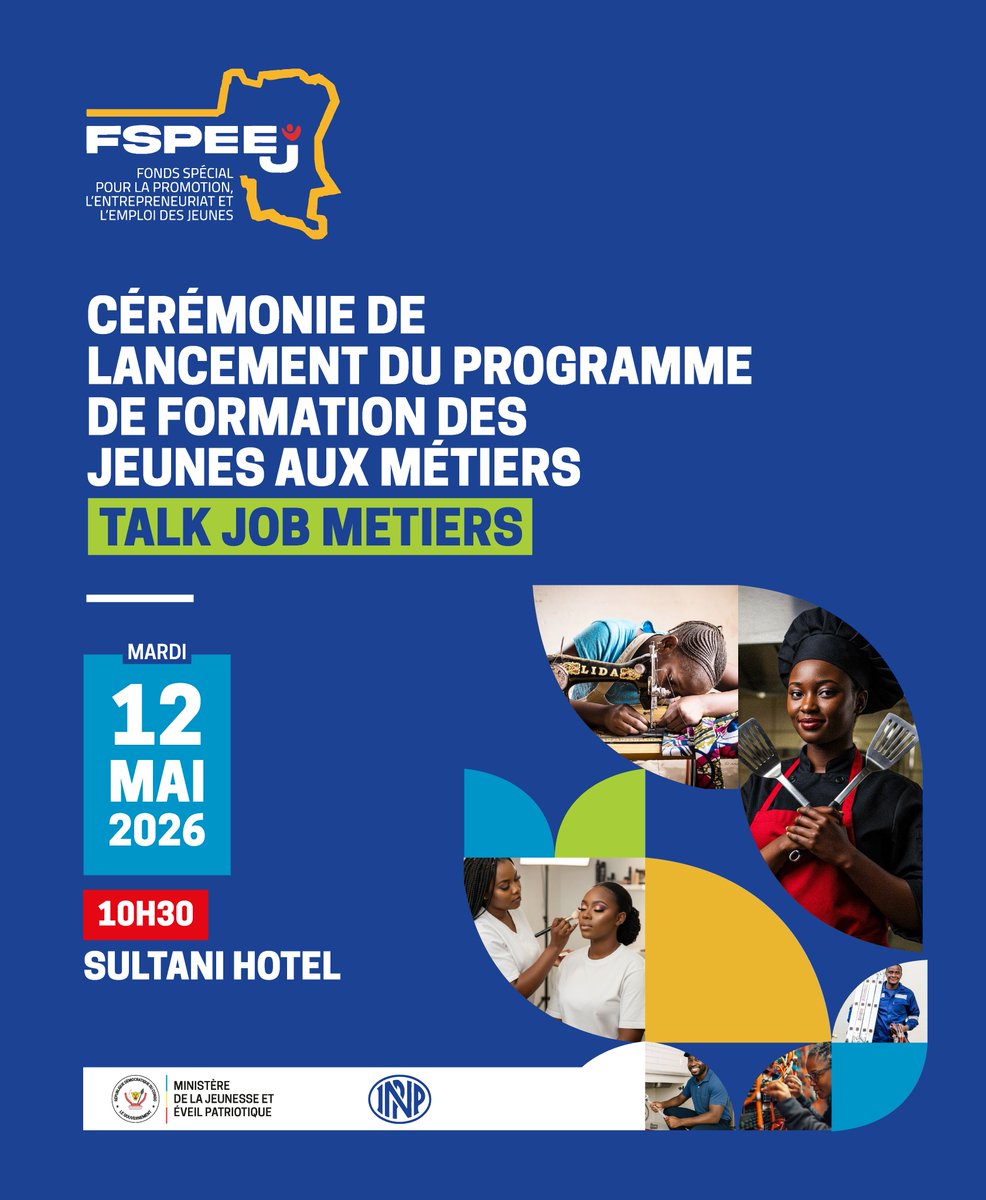 Fonds Spécial pour la Jeunesse FSPEEJ-RDC tweet media