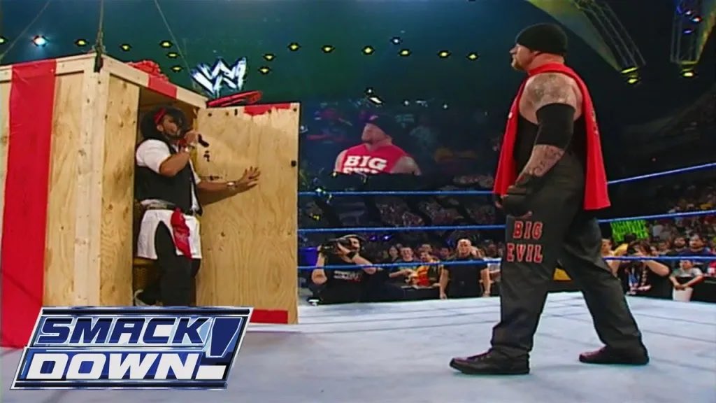 JimmyFromTheQ's tweet photo. “Gingerbread Man funeral?? Man WWE falling off.”

Meanwhile their favorite era: https://t.co/xkqAG8Aw3U