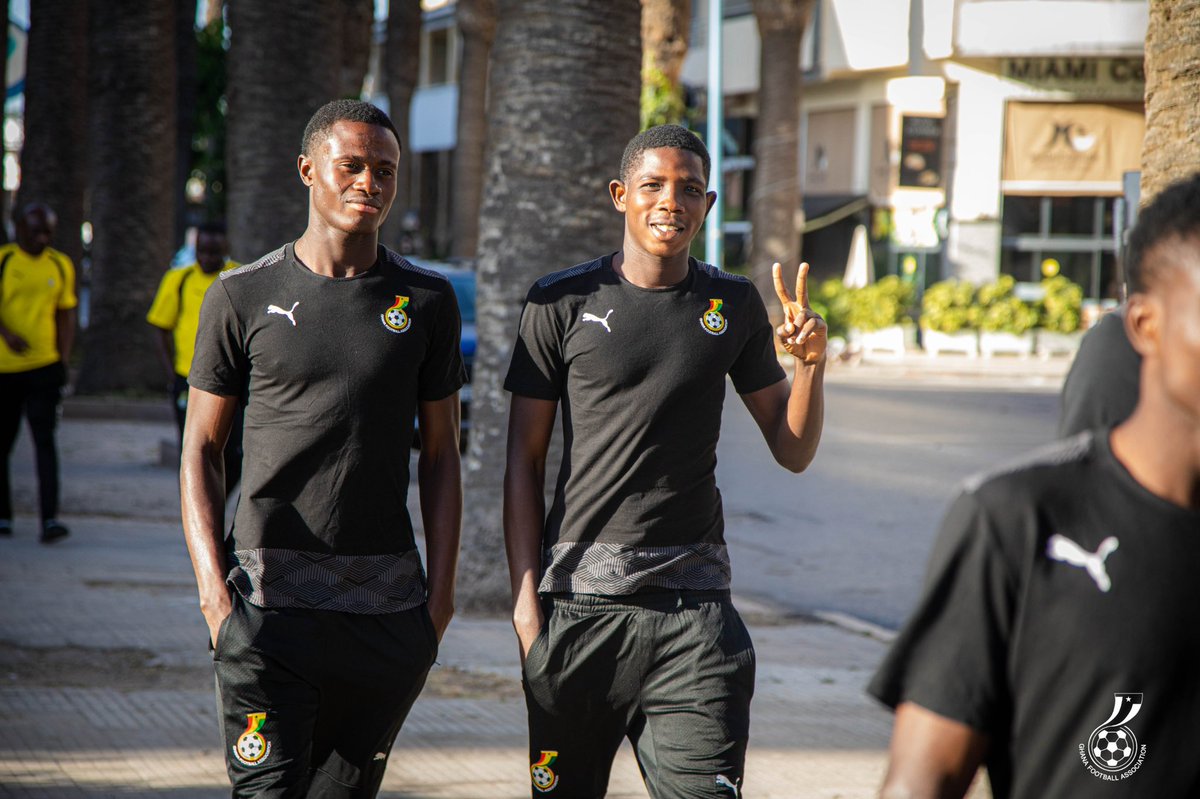 SheikhTophic's tweet photo. The walk before the talk. 
#BlackStarlets team walk ahead of Mali 🇲🇱 clash 

#Starlets #Victory #BringBackTheLove https://t.co/VXdS32RQxw