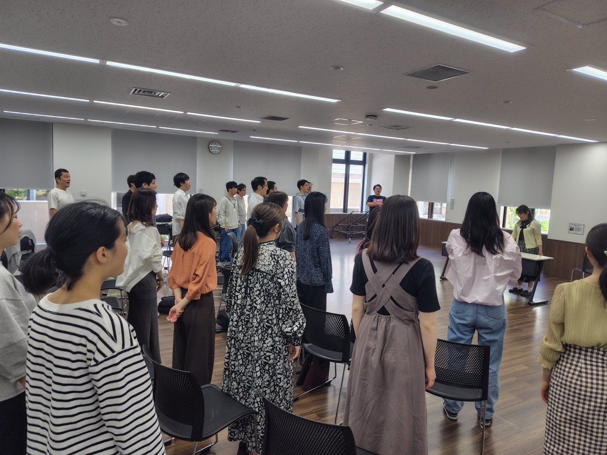chormonja's tweet photo. 今日は昼夜の集中練習でした！あと3ヶ月で演奏会！いつもより集中して取り組めました🙌次の練習は、本番と同じホール練…！張り切っていきましょー！ https://t.co/54iNIBXgAa