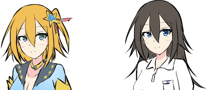 くすぐり本のサブキャラ案軽い気持ちで作ってたら予想以上に可愛く描けてしまって調理に困ってる。 