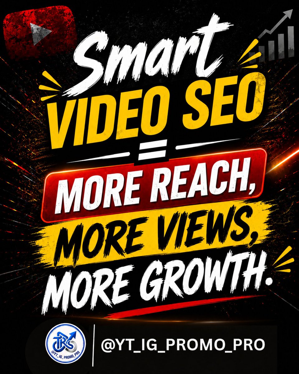 TareqGrowth's tweet photo. Smart Video SEO = More Reach. More Views. More Growth. 🚀

Content without SEO is invisible. Optimize smarter &amp; grow organically. 📈

#YouTubeSEO #VideoMarketing #OrganicGrowth #CreatorEconomy #SocialMedia https://t.co/L0W9MoaRVP