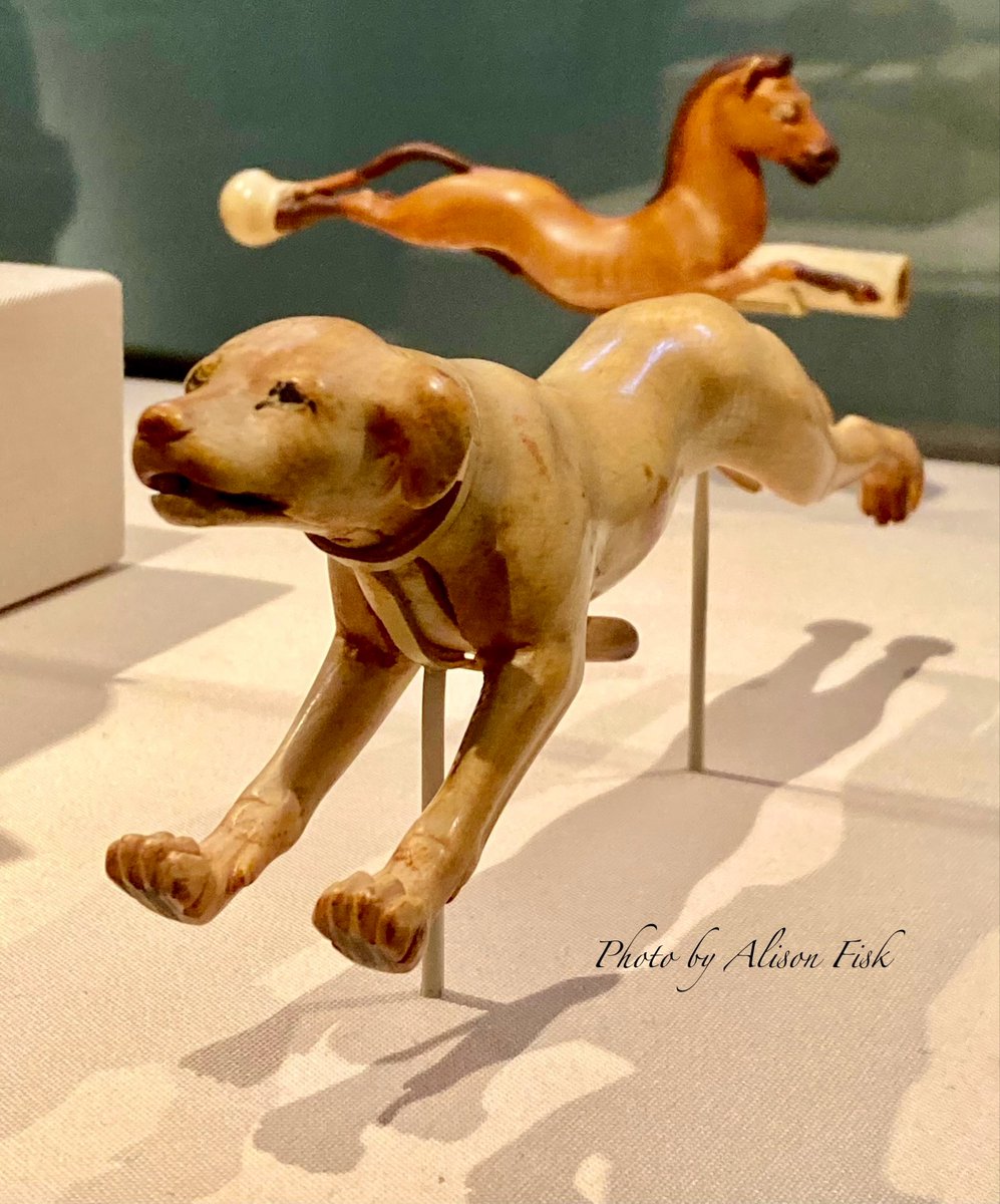 AlisonFisk's tweet photo. To bring a smile to your face, here’s an ancient Egyptian dog figurine, a very good boy for some 3,400 years! 🐾🐕❤️

This lovely leaping dog opens and closes its mouth as if barking by using a lever below its chest. 

The Met 📷 by me

#Archaeology https://t.co/CU4KNmv5zt