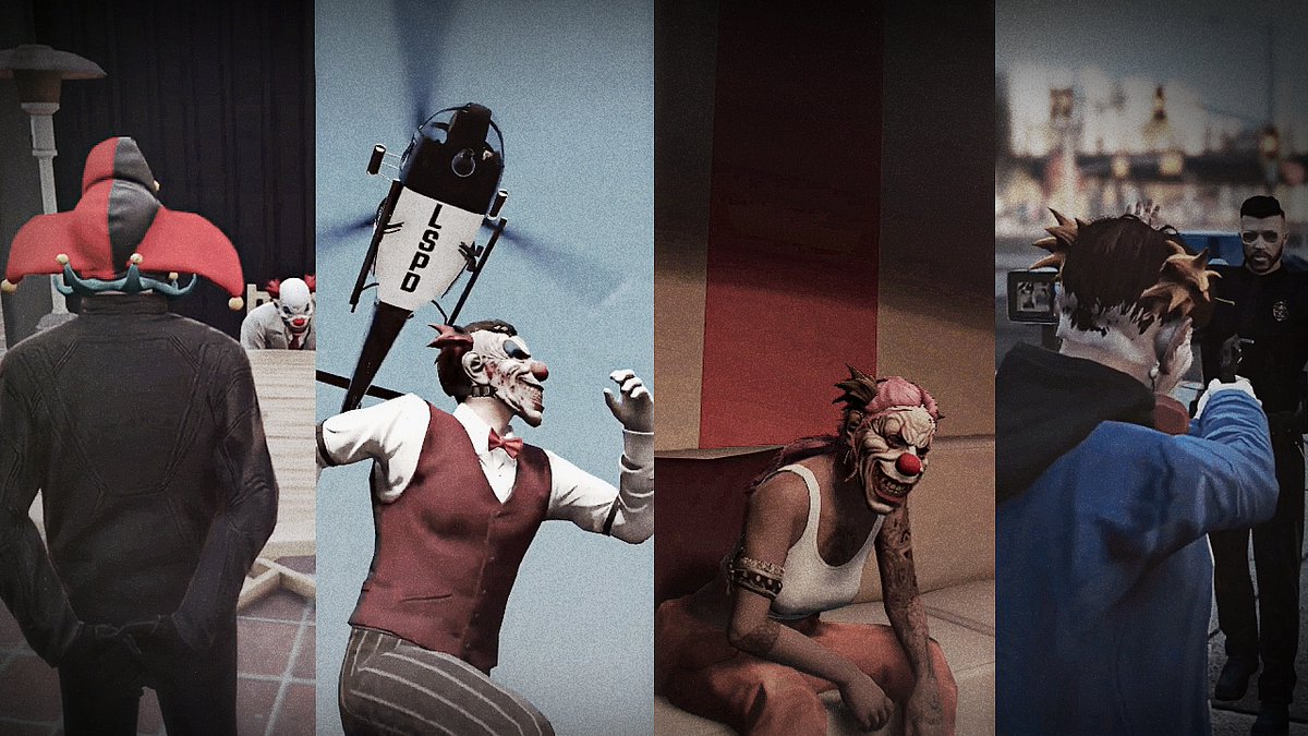 cozyclownedits's tweet photo. Clowns &amp; Friends - Glitter &amp; Gold: 
https://t.co/8GEbSxQHq8 https://t.co/BjFRwxbGIm
