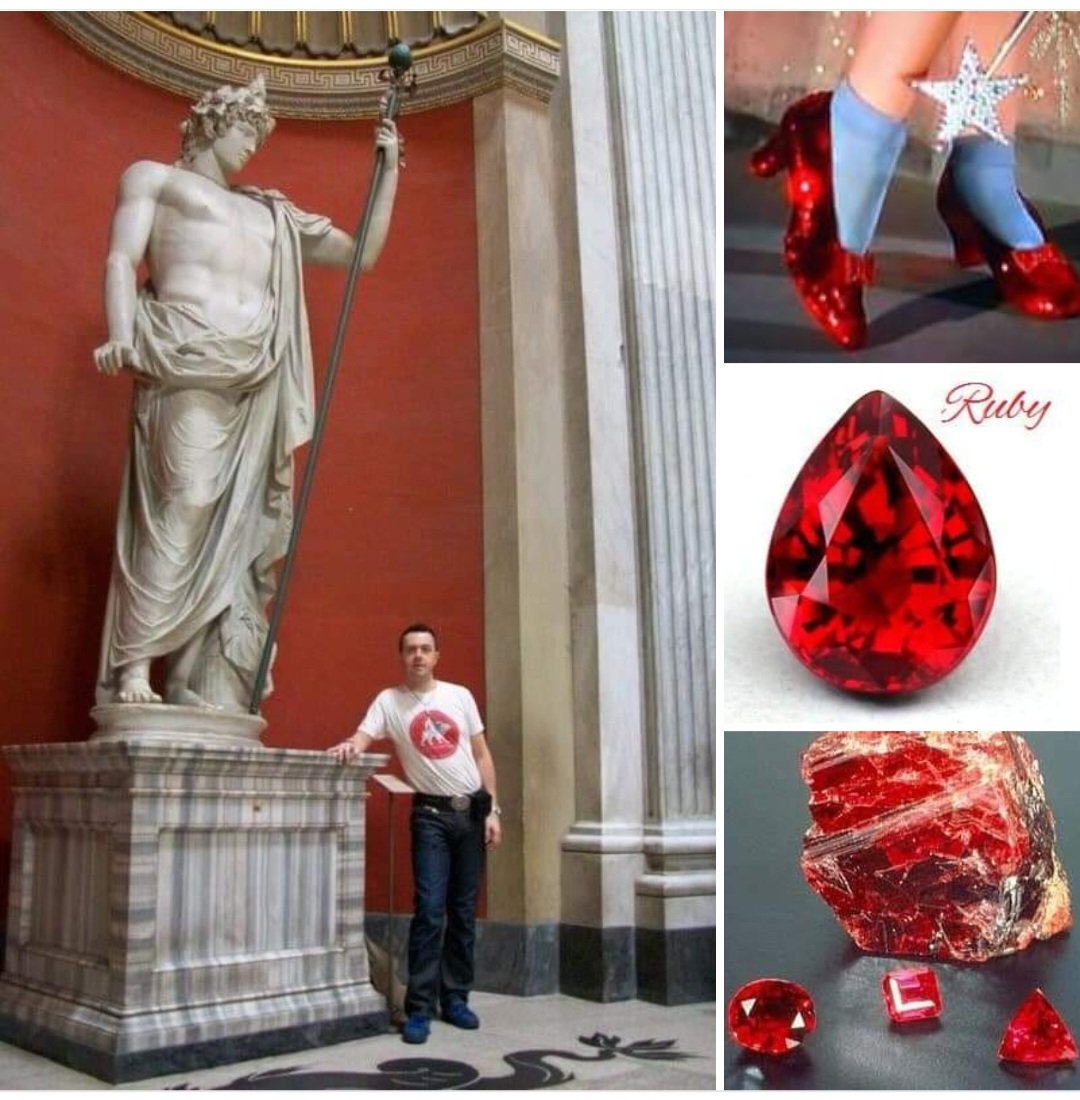 antinousgaygod's tweet photo. 🪷 Tonight's #Aquarius #ThirdQuarter Lunar Phase, which we call the "Forum Moon" of networking, is ideal for Zoom conferencing and Cyber Magic. #Antinous Priest and crystals meditation advisor #MartinCampbell says put on your ruby slippers tonight: https://t.co/tCkzfiR77L…  🪷 https://t.co/FKcsrBevkr