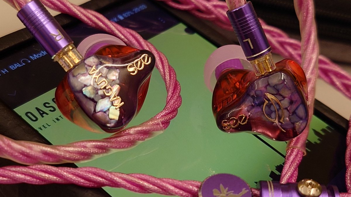 ryoutadb's tweet photo. T201に変えてから初のSeeaudio KaguyaとWisteria 8wire 4.4です。ちなHighGain真空管のModernが気に入ってますが、音が艶めかしくなります😇昔はバッテリーケチってLawにしてましたが、せっかくならケチるなの精神でHighで堪能するようになりましたw😇
#Seeaudio 
#Kaguya
#Hakugei 
#今日のイヤホン https://t.co/yTXhjscE0a