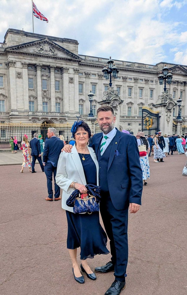BPAFCOfficial's tweet photo. A proud moment for our club! 🏰👑

Huge congratulations to our Community Director, Mathew Everett, on his invitation to the King’s Garden Party at Buckingham Palace.

Well-deserved recognition for your dedication to our community. Representing with the BPA tie! 🟢⚪️

#BPAFC https://t.co/IgvX3kZVMz
