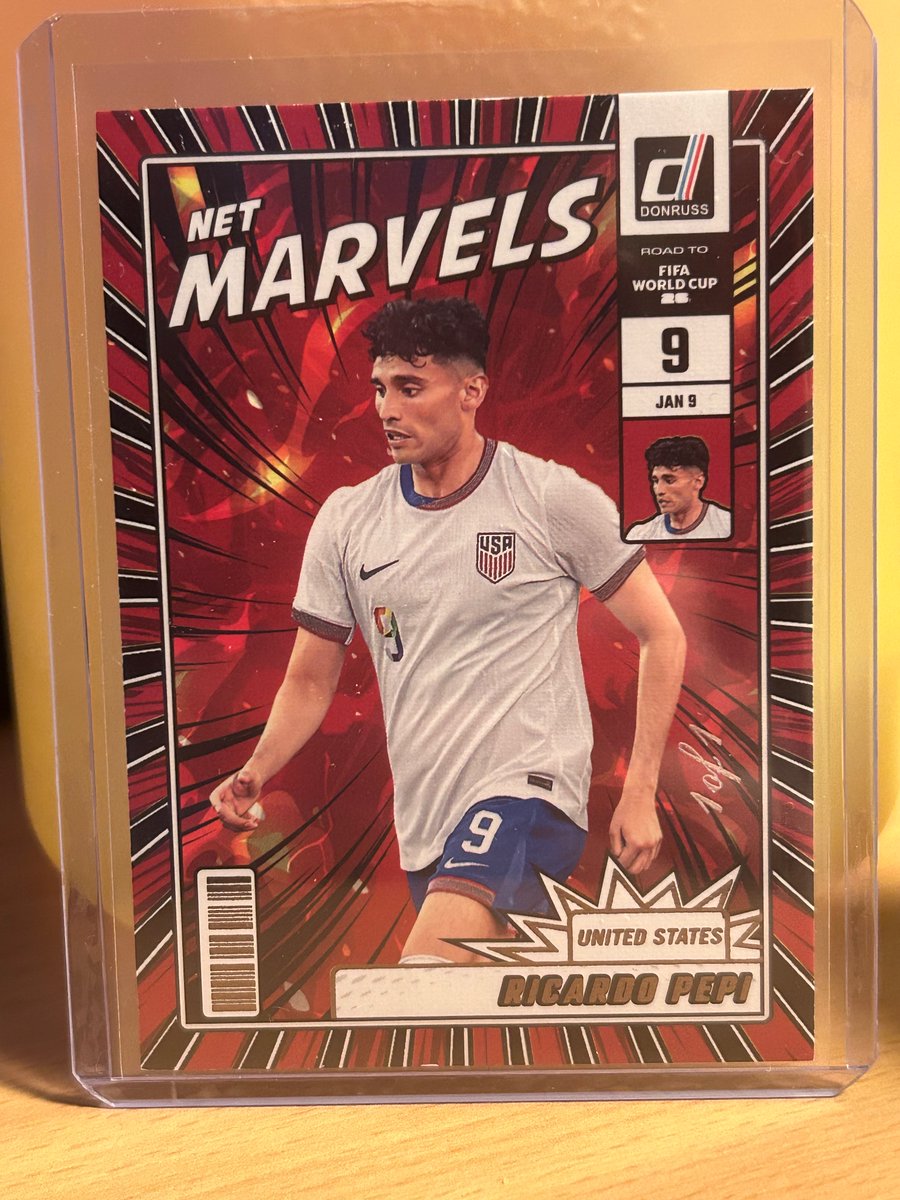 AshleeB68553530's tweet photo. RICARDO PEPI USMNT 1 OF 1 NET MARVELS CARD FOR SALE 

Offers welcome 

https://t.co/2enQflr5bv https://t.co/vjgOkskVdl