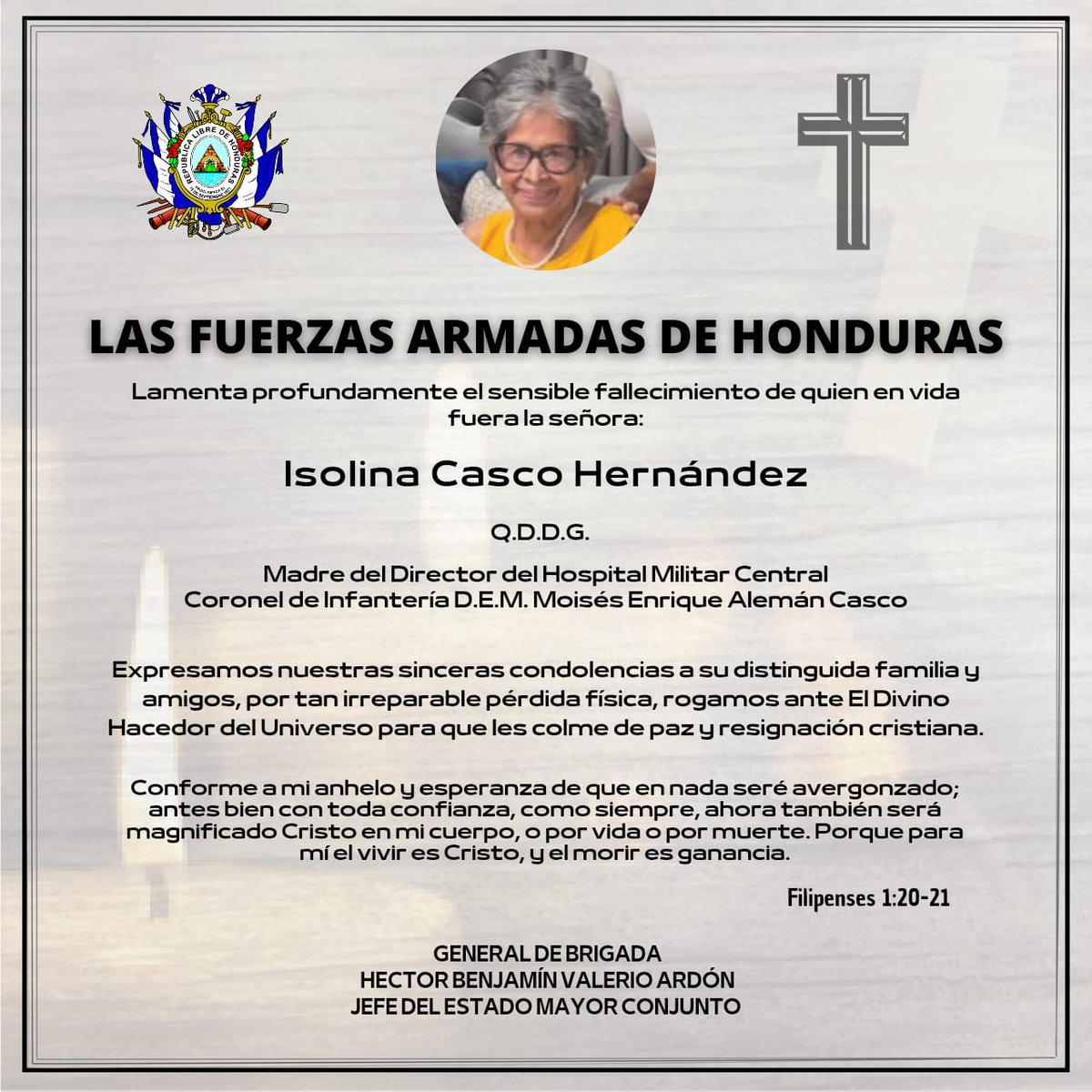 Fuerzas Armadas de Honduras tweet media