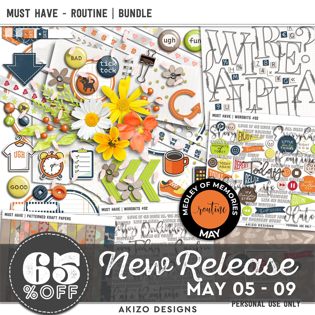 akizo_'s tweet photo. LAST MUNITES! Must Have - Routine | Bundle *65% OFF Now*
https://t.co/GqXITfd3Xm
#akizodesigns #NewRelease #MEDLEYofMEMORiES #scrapbooking #digitalscrapbooking #pickleberrypop #MustHave #MustHaveBundle #DigitalKit #デジタルスクラップブッキング #スクラップブッキング https://t.co/QI1fx5Jhun