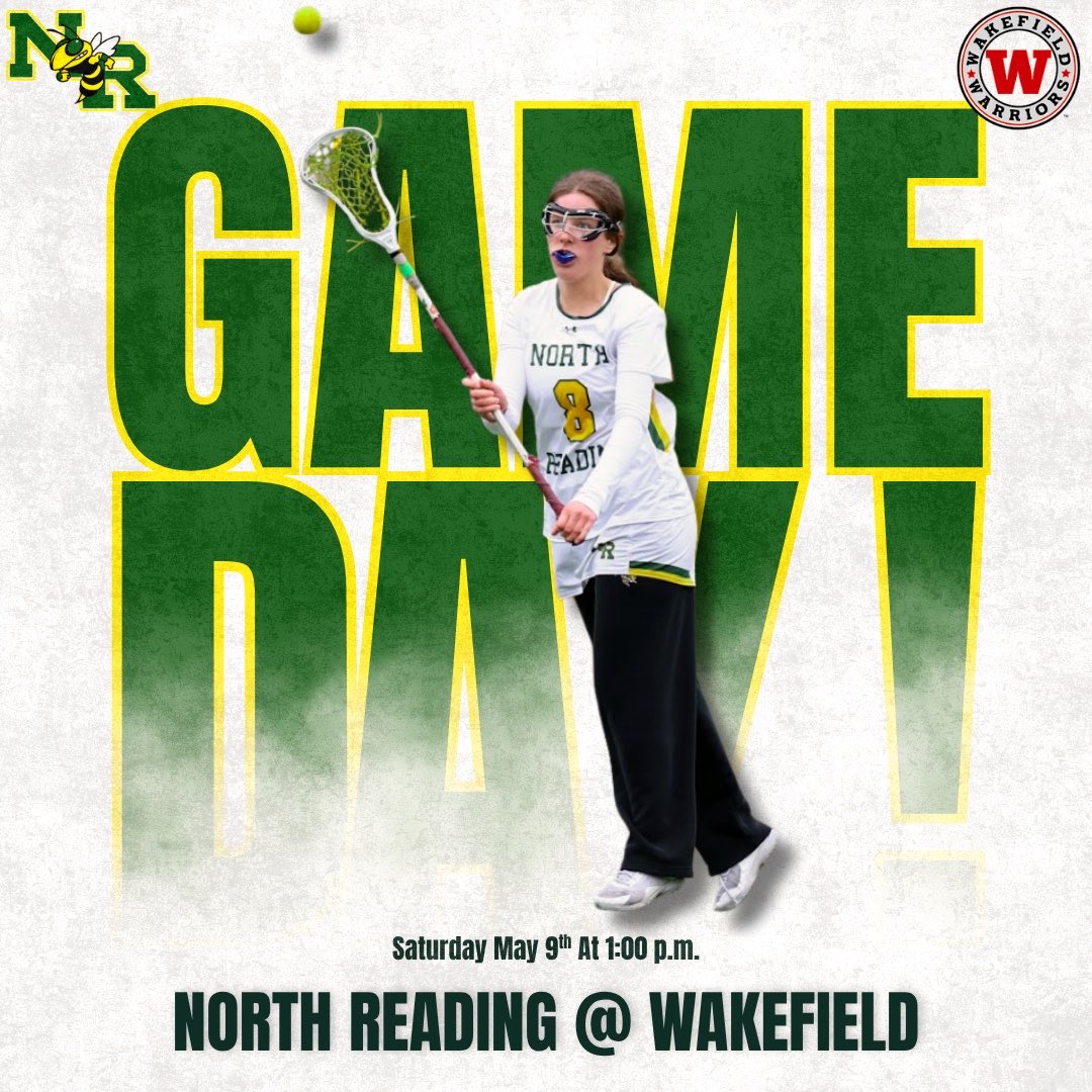 GLaxNRHS's tweet photo. GAME DAY!

📍 Wakefield HS Landrigan Field 
🆚 Wakefield
⏰ Junior Varsity 11:30 a.m.
⏰ Varsity 1:00 p.m. 

#PositiveDrivenSupportiveLOVE https://t.co/HGXUBOLNJa