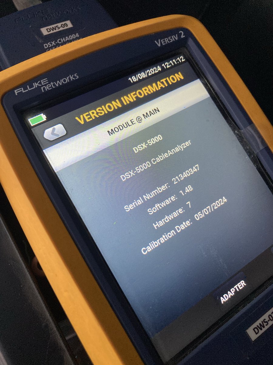 ryan_ardhi's tweet photo. @TracketPacer Used that once for a hospital project tbh. Had to borrow a Fluke from the Belden guys. https://t.co/GLaA5OPT8V