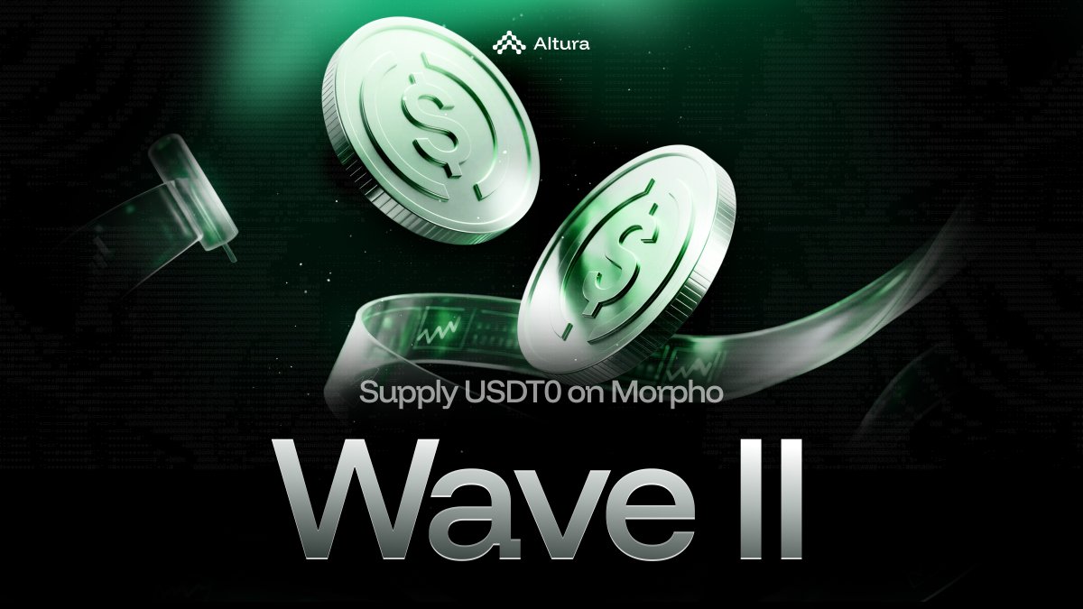 alturax's tweet photo. Wave II starts now 🦉

We've dropped ~5,000 USDC on @merkl_xyz to reward stablecoin lending against AVLT on Morpho.

Supply the Alpha USDT Prime V2 Vault on @Morpho to earn a share of the daily haul. https://t.co/Ct1tBeGX2M
