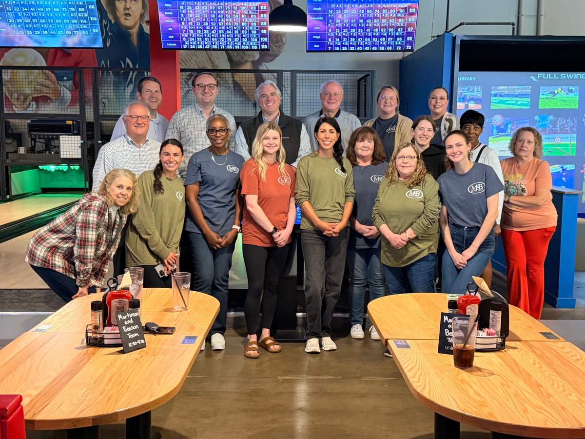 MartinsonBeason's tweet photo. Martinson &amp; Beason had a Field Day!

We traded the office for mini golf, duckpin bowling, darts, and a little team competition at Field Day Huntsville this week. https://t.co/ybWPFvSK6i