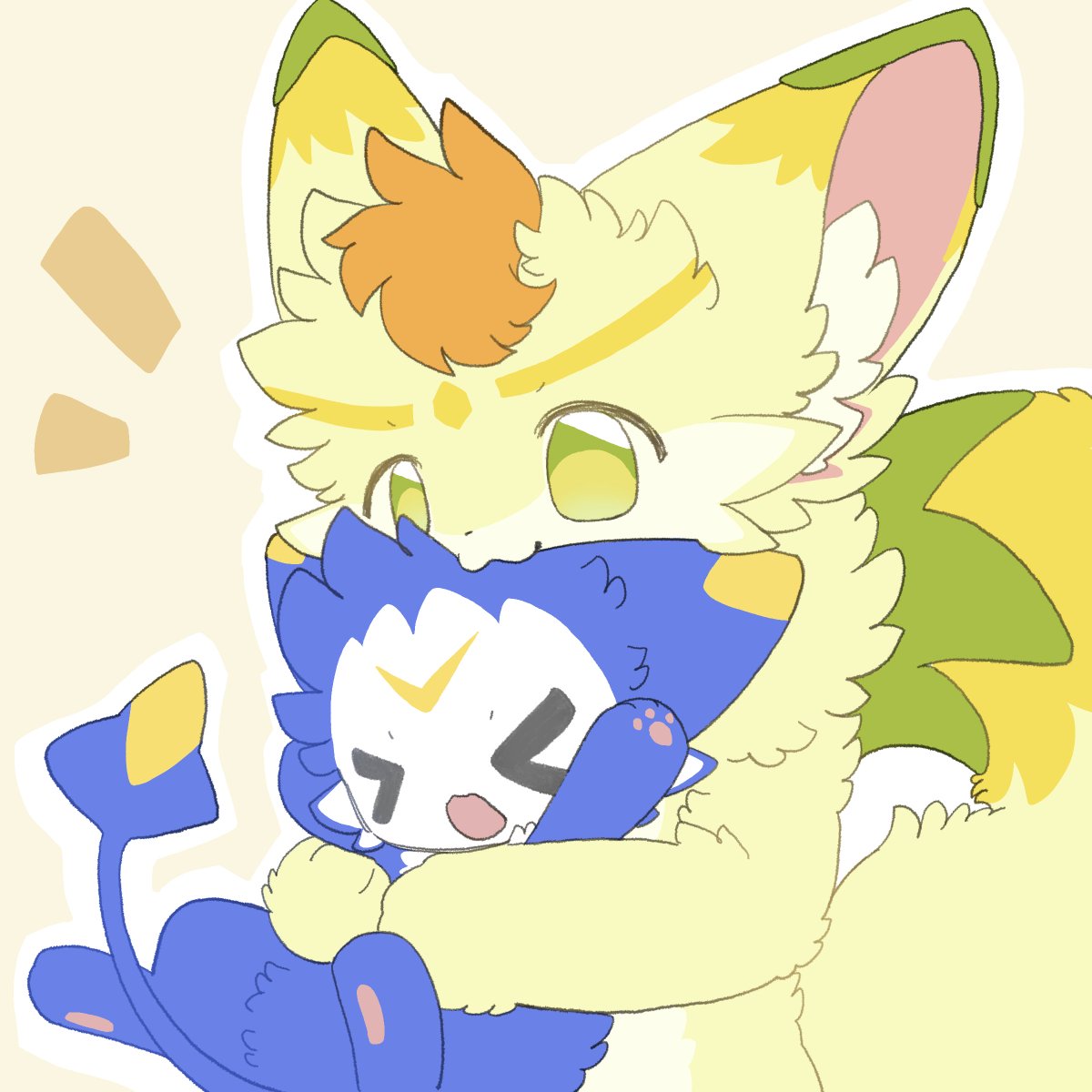 SulfoxTheFennec's tweet photo. 我吃一口！

🎨: @乐钟

#furry #furryart #furryarts #furryartwork #sulfox #RocoKingdom #洛克王国 https://t.co/YGW1aOkcEw