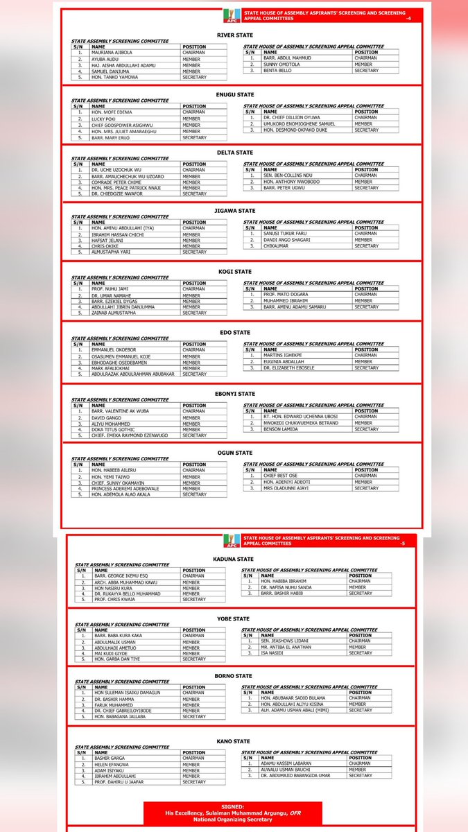 APC Nigeria tweet media