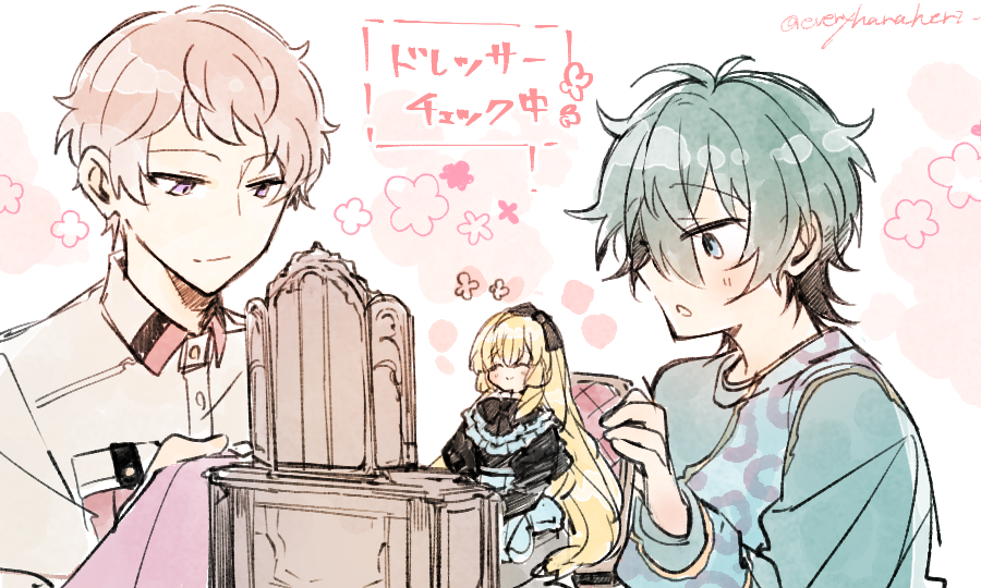 お題：ドレッサー
 #Valkyrie版深夜のお絵かき60分一本勝負
<a href="/Valkyrie_1draw/">Valkyrie版深夜の一本勝負</a> 
プロデュースしたドール用の新作をチェック頂いていて欲しい　絶対可愛いので…🎀😊