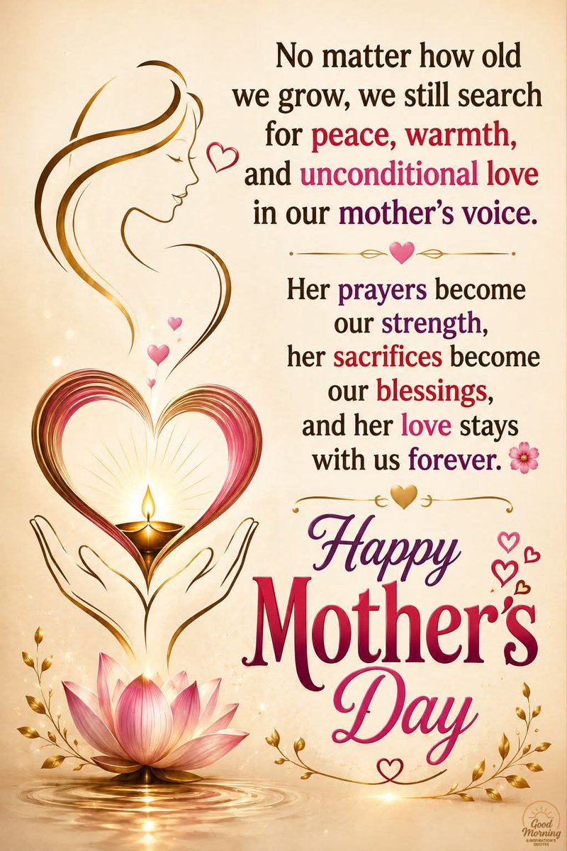 MbBingham's tweet photo. No matter how grown we become, Mom’s love still feels like home 🤍🌸
Her prayers guide me, her warmth heals me, and her love stays forever. Happy Mother’s Day 💖
#MothersDay #MomLove #BlessedHeart #FamilyForever
#goodmorningandinspirationsquotes https://t.co/L1dI7mynXX