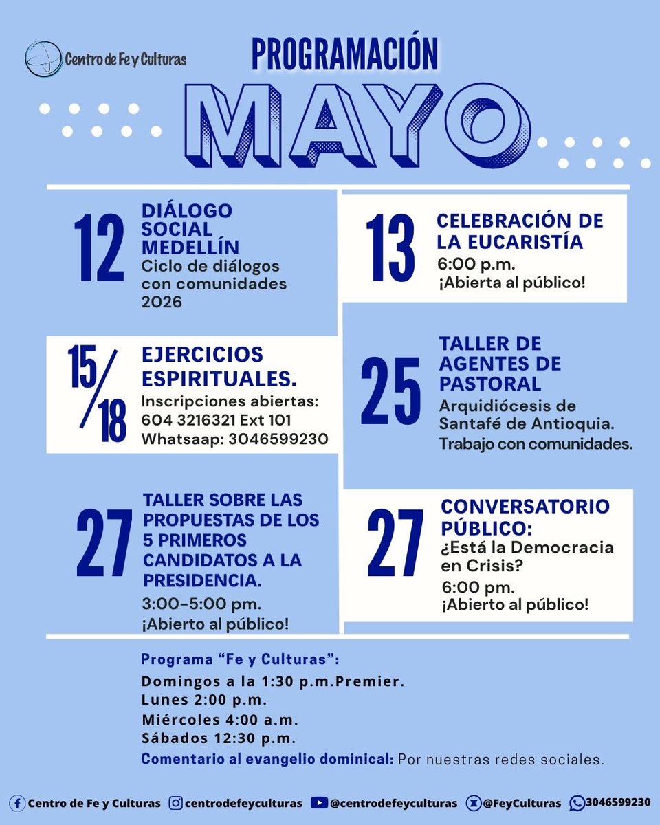 Centro de Fe y Culturas tweet media